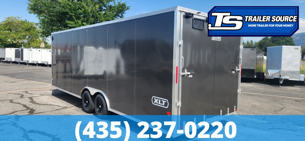 8.5x24 Alcom Aluminum EZ Hauler XLT Auto Trailer - 7'0" Interior - 10K GVWR - Dovetail