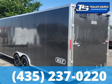 8.5x24 Alcom Aluminum EZ Hauler XLT Auto Trailer - 7'0" Interior - 10K GVWR - Dovetail