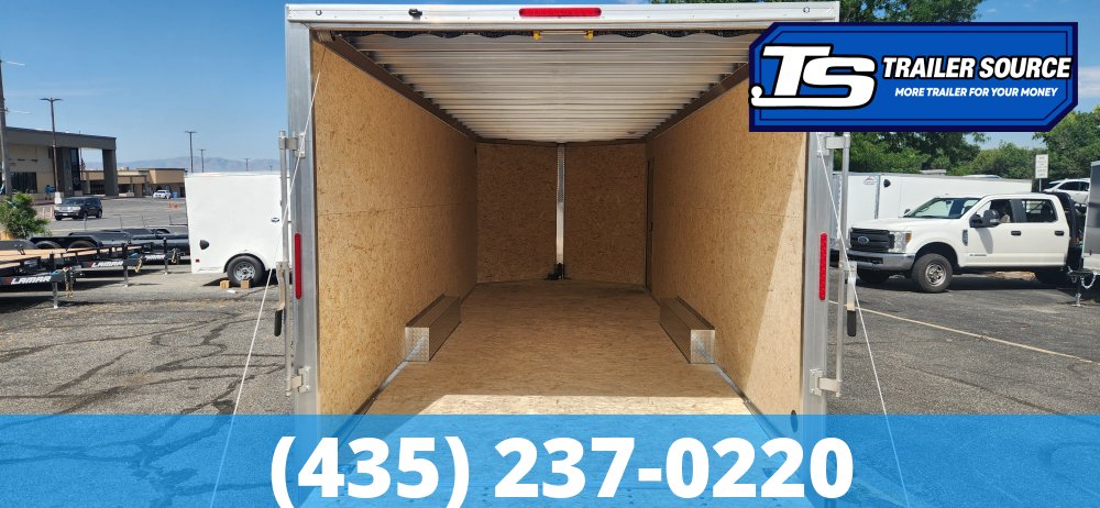 8.5x24 Alcom Aluminum EZ Hauler XLT Auto Trailer - 7'0" Interior - 10K GVWR - Dovetail