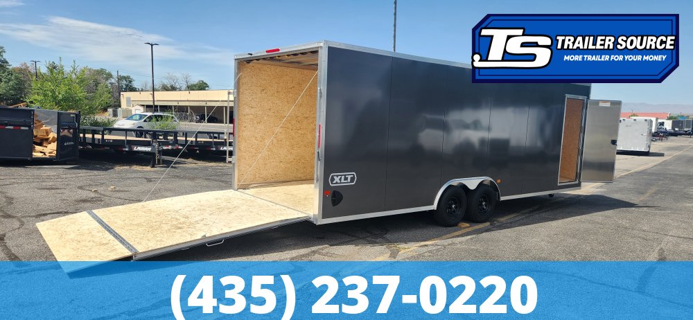 8.5x24 Alcom Aluminum EZ Hauler XLT Auto Trailer - 7'0" Interior - 10K GVWR - Dovetail