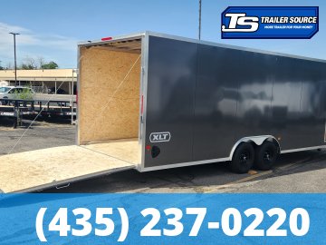 8.5x24 Alcom Aluminum EZ Hauler XLT Auto Trailer - 7'0" Interior - 10K GVWR - Dovetail