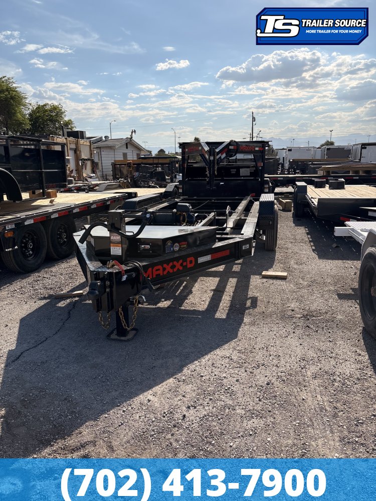 Maxx-D ROX 7x14 ft Roll Off Trailer 17.5K GVWR Electric Tarp