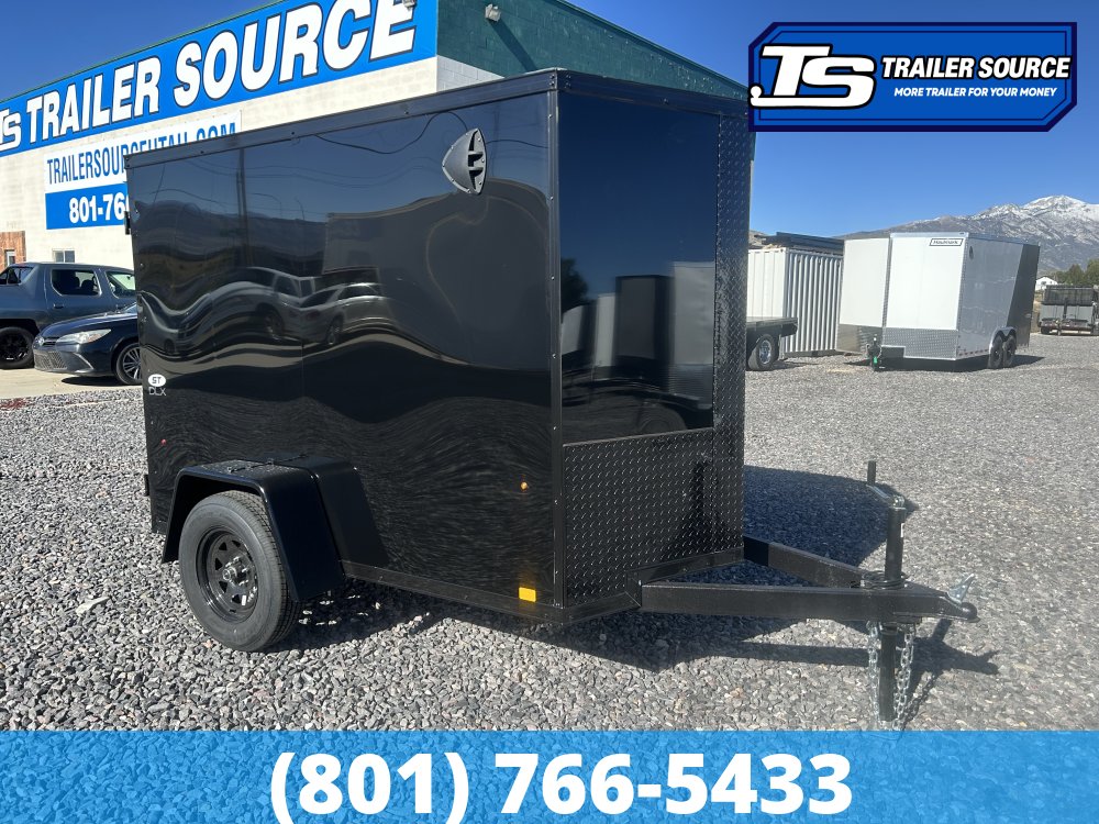 5x8 Look ST DLX Enclosed Cargo Trailer - 5'6" Interior - 3.5K GVWR - .080 PolyCor, Black Out Package