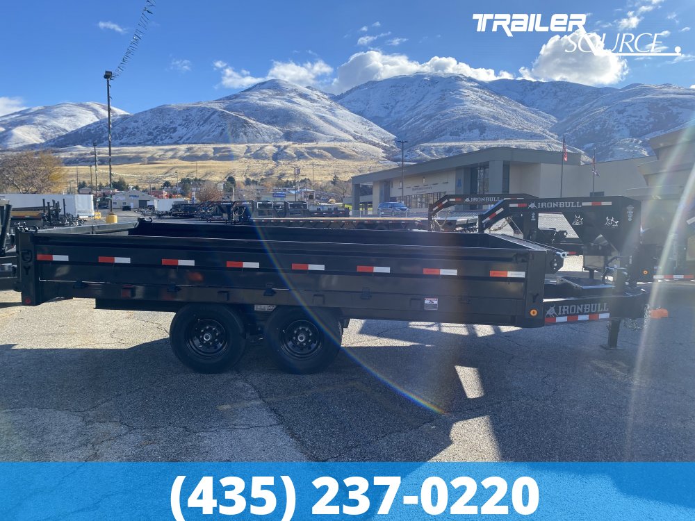 8.5x16 Iron Bull DDP 14K Dump Trailer