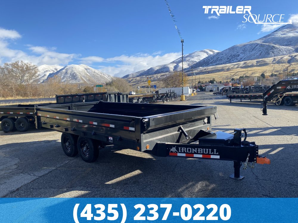 8.5x16 Iron Bull DDP 14K Dump Trailer