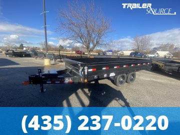 8.5x16 Iron Bull DDP 14K Dump Trailer