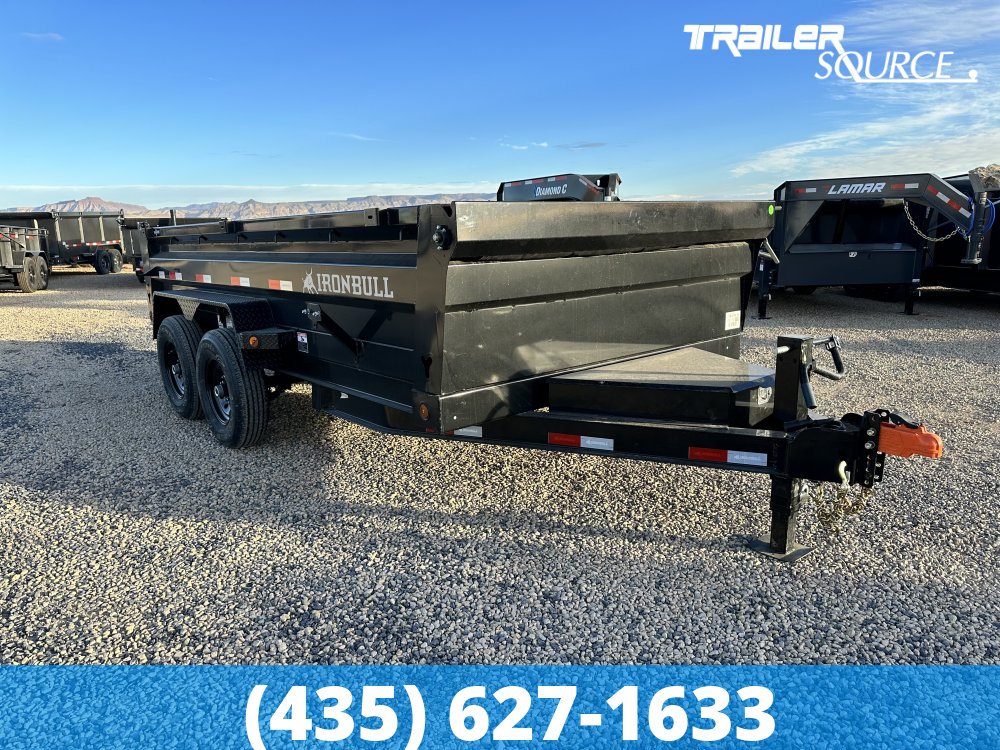 7x14 Iron Bull DWB 24" Sides 14K Dump Trailer