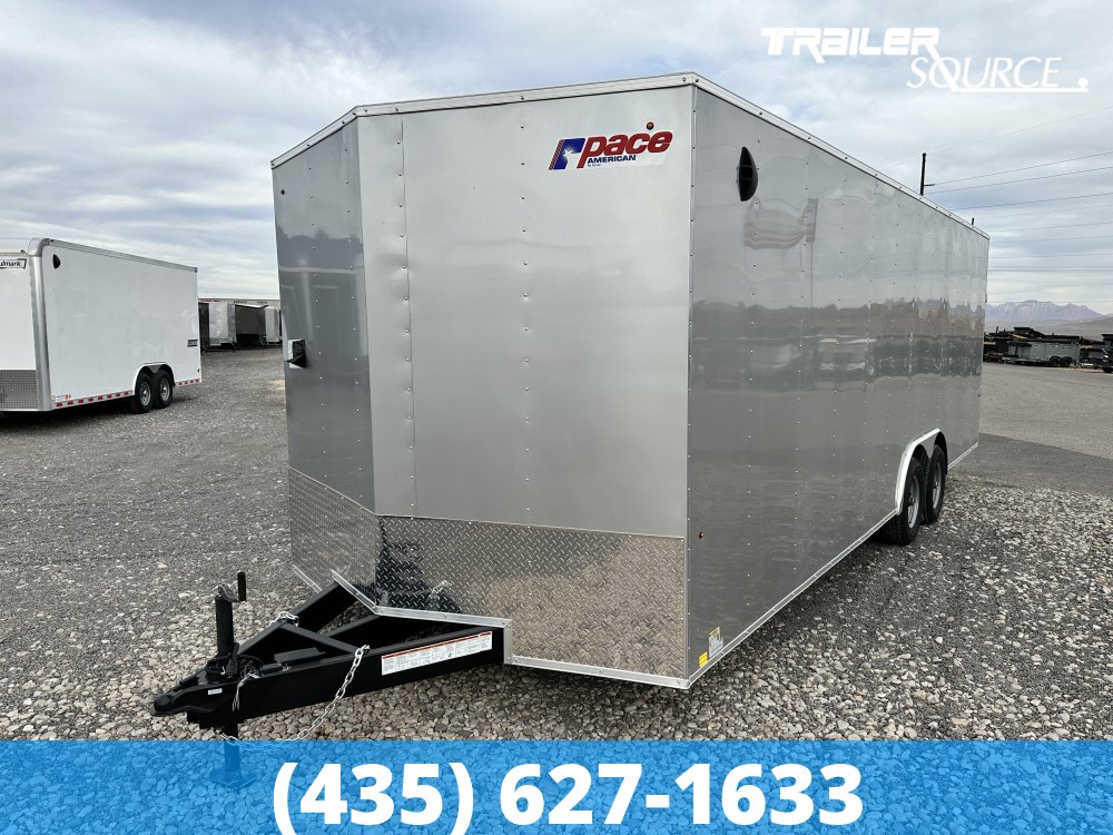 8.5x24 Pace American Outback DLX 7'0" Interior 10K Tandem Axle Enclosed Cargo