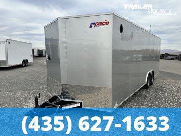 8.5x24 Pace American Outback DLX 7'0" Interior 10K Tandem Axle Enclosed Cargo