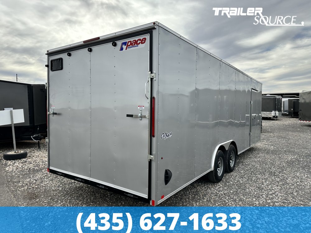 8.5x24 Pace American Outback DLX 7'0" Interior 10K Tandem Axle Enclosed Cargo