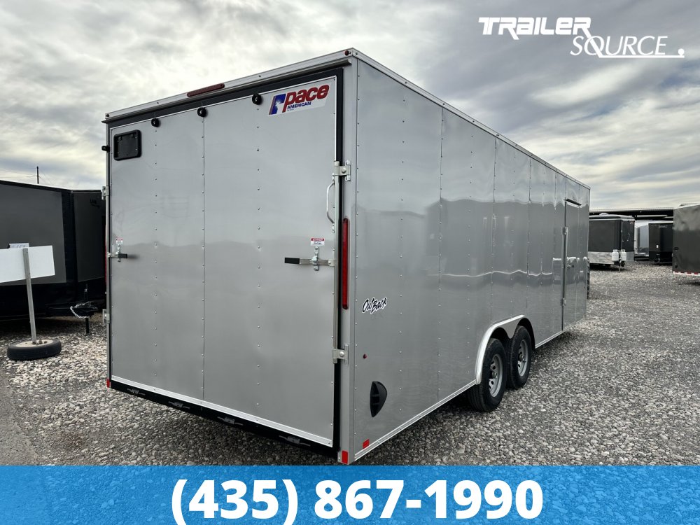 8.5x24 Pace American Outback Deluxe 7'0" Interior 10K Tandem Axle Enclosed Cargo