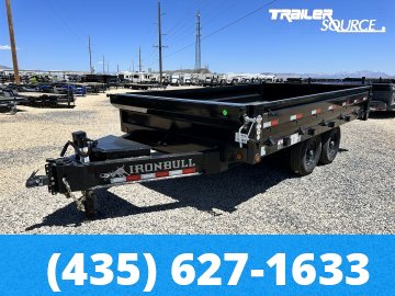 8.5x14 Iron Bull DDP 15K Dump Trailer