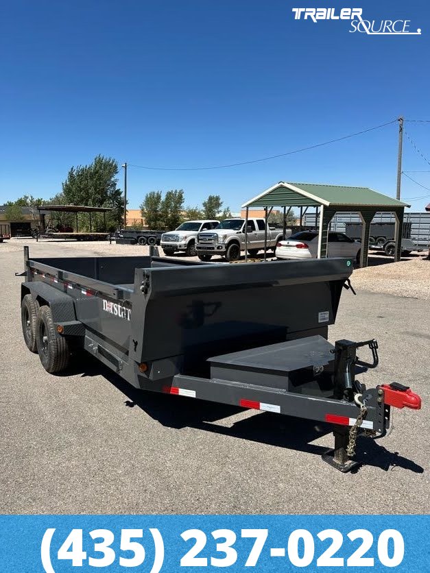 7x14 Norstar Iron Bull DCB 20" Sides 14K Dump Trailer