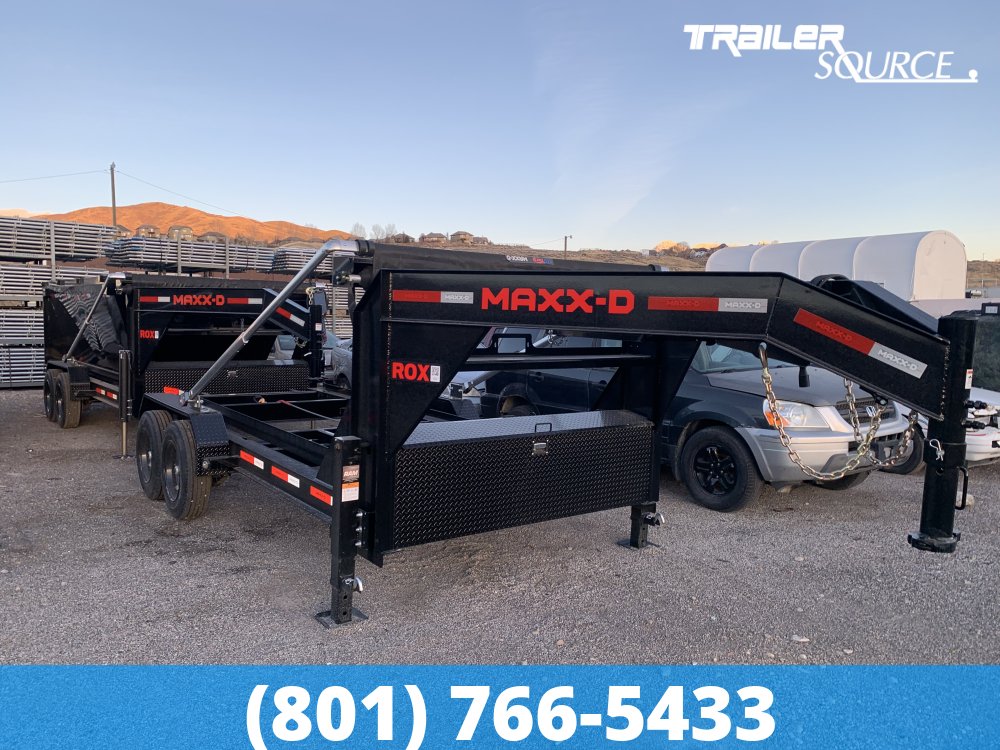 7x14 Maxx-D ROX Gooseneck Roll Off Trailer