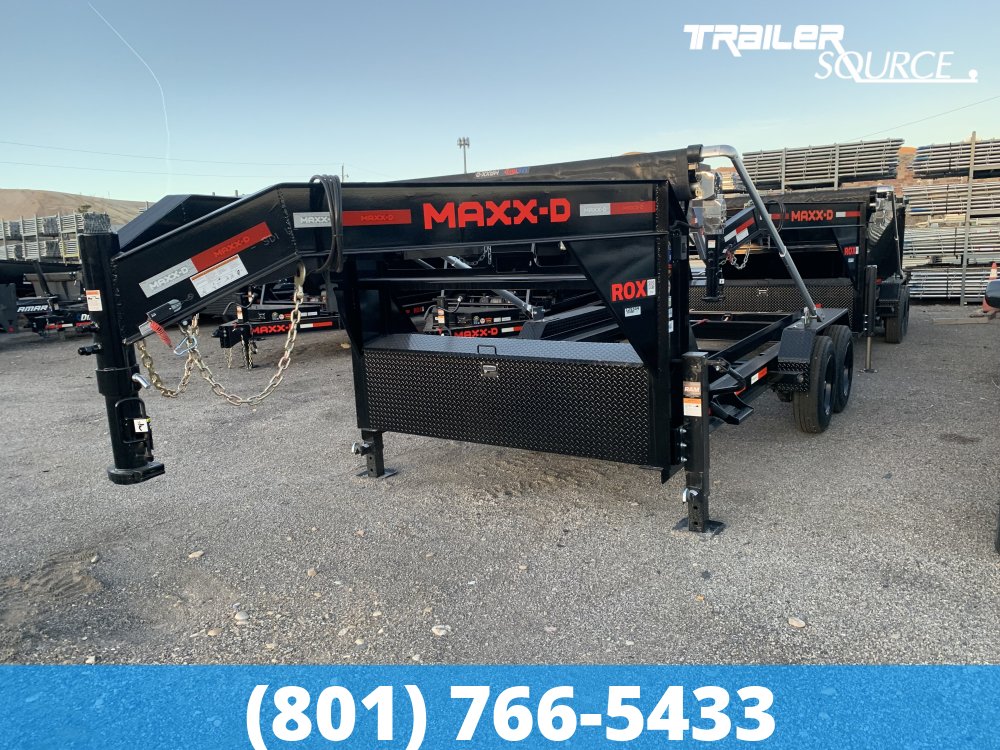 7x14 Maxx-D ROX Gooseneck Roll Off Trailer