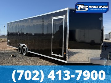 8.5x28 Alcom Aluminum EZ Hauler XLT Trailer - 7'0" Interior - 10K GVWR - Ultimate Escape Door
