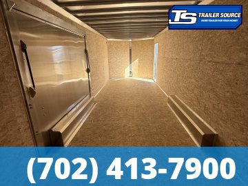 8.5x28 Alcom Aluminum EZ Hauler XLT Trailer - 7'0" Interior - 10K GVWR - Ultimate Escape Door
