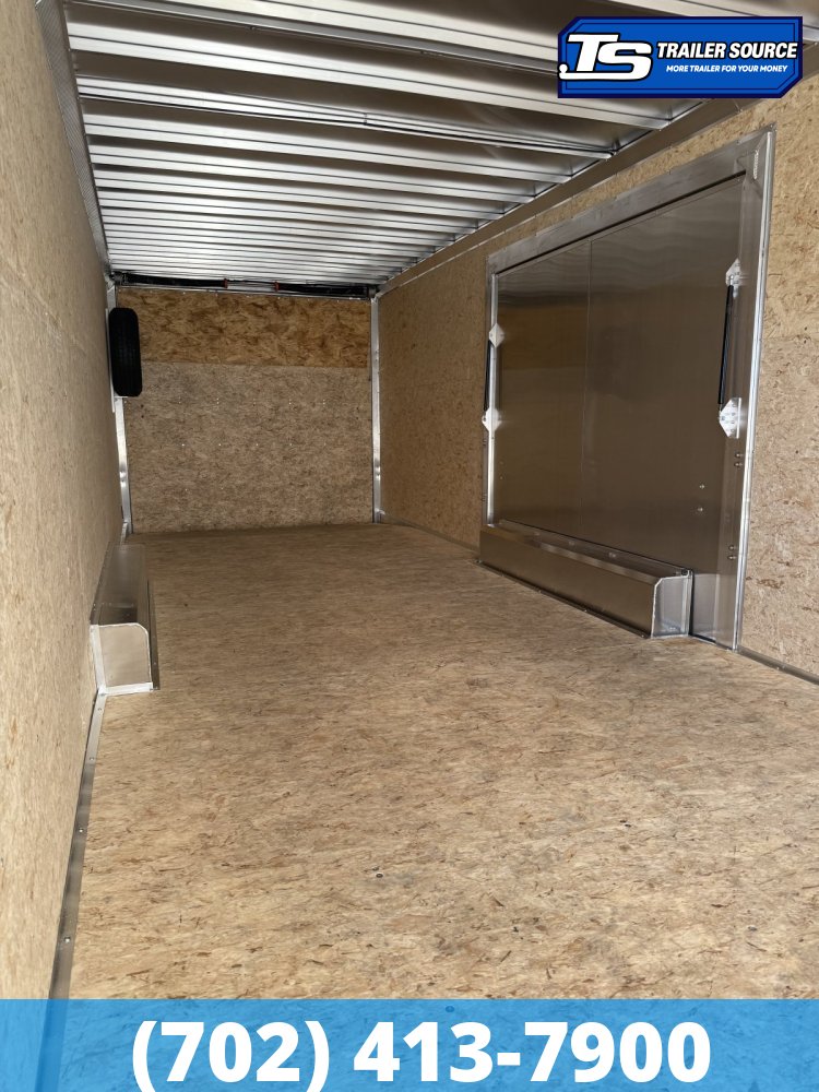 8.5x28 Alcom Aluminum EZ Hauler XLT Trailer - 7'0" Interior - 10K GVWR - Ultimate Escape Door