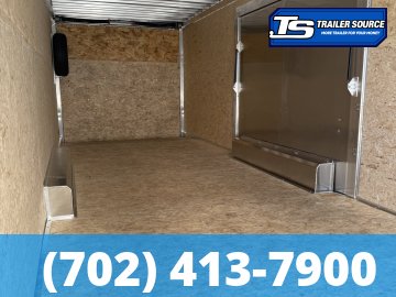 8.5x28 Alcom Aluminum EZ Hauler XLT Trailer - 7'0" Interior - 10K GVWR - Ultimate Escape Door