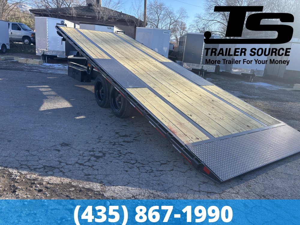 8.5x24 Diamond C DET 208 Deckover Tilt Trailer -  18K GVWR -