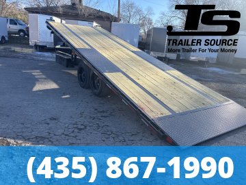 8.5x24 Diamond C DET 208 Deckover Tilt Trailer -  18K GVWR -