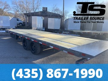 8.5x24 Diamond C DET 208 Deckover Tilt Trailer -  18K GVWR -