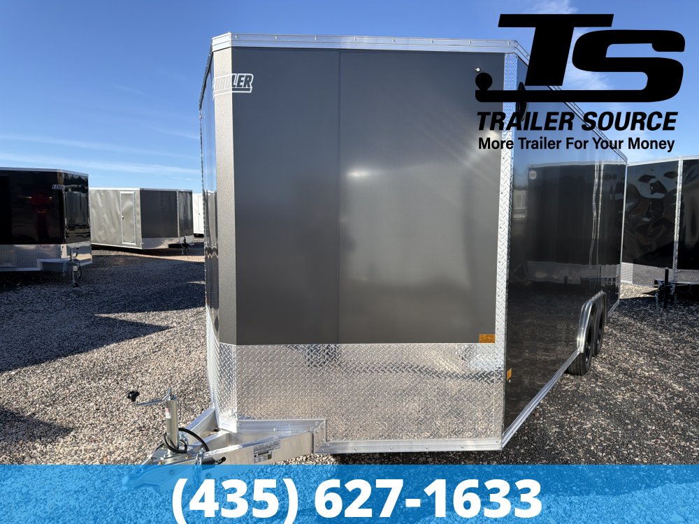 8.5x20 Alcom Aluminum XLT Enclosed Car Hauler