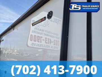 8.5x32 Haulmark Edge Turbo Pkg Premium Enclosed Race Car Hauler Trailer - 7'10" Interior - 18K GVWR - Black Out Package