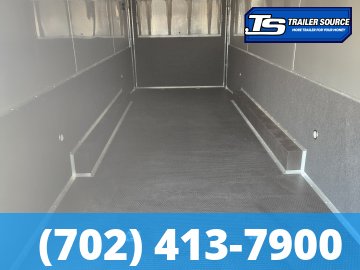 8.5x32 Haulmark Edge Turbo Pkg Premium Enclosed Race Car Hauler Trailer - 7'10" Interior - 18K GVWR - Black Out Package