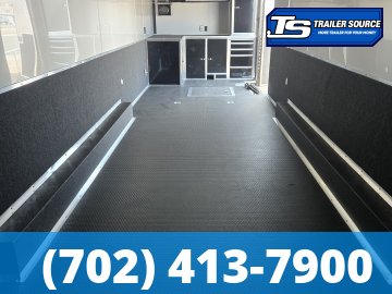 8.5x32 Haulmark Edge Turbo Pkg Premium Enclosed Race Car Hauler Trailer - 7'10" Interior - 18K GVWR - Black Out Package