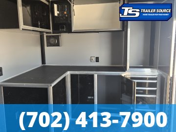 8.5x32 Haulmark Edge Turbo Pkg Premium Enclosed Race Car Hauler Trailer - 7'10" Interior - 18K GVWR - Black Out Package