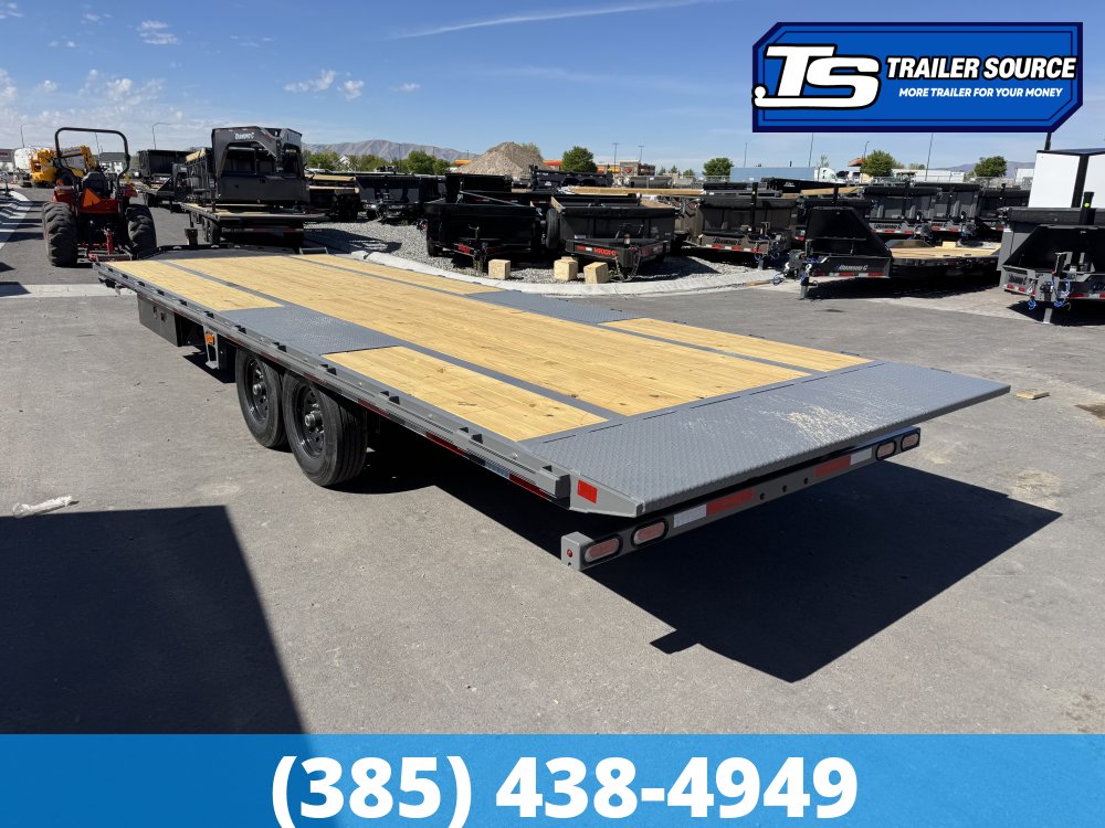 8.5x26 Diamond C DET 207 Deckover Tilt Trailer - 15.5K GVWR -