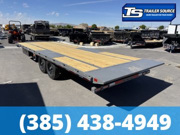 8.5x26 Diamond C DET 207 Deckover Tilt Trailer - 15.5K GVWR -