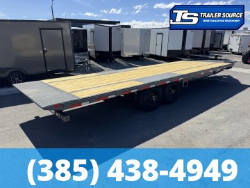 8.5x26 Diamond C DET 207 Deckover Tilt Trailer - 15.5K GVWR -