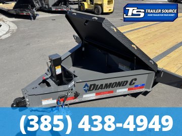 8.5x26 Diamond C DET 207 Deckover Tilt Trailer - 15.5K GVWR -
