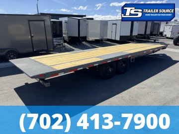8.5x26 Diamond C DET 207 Deckover Tilt Trailer - 15.5K GVWR -