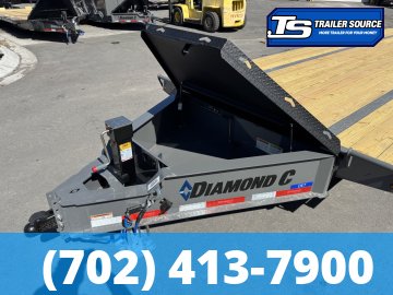 8.5x26 Diamond C DET 207 Deckover Tilt Trailer - 15.5K GVWR -