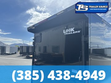 6x12 Look ST DLX Enclosed Cargo Trailer - 6'6" Interior - 3.5K GVWR - .080 PolyCor, Black Out Package, Rear Spoiler w/ Load Lights