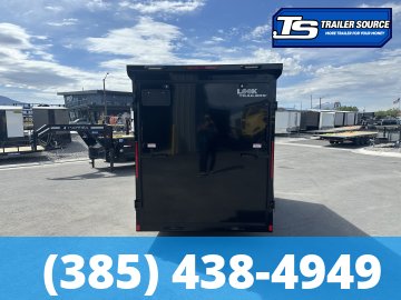 6x12 Look ST DLX Enclosed Cargo Trailer - 6'6" Interior - 3.5K GVWR - .080 PolyCor, Black Out Package, Rear Spoiler w/ Load Lights