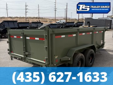 7x14 Maxx-D DTX Dump Trailer - 36" Sides - 17.5K GVWR - 7 Gauge Floor
