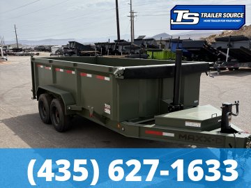 7x14 Maxx-D DTX Dump Trailer - 36" Sides - 17.5K GVWR - 7 Gauge Floor