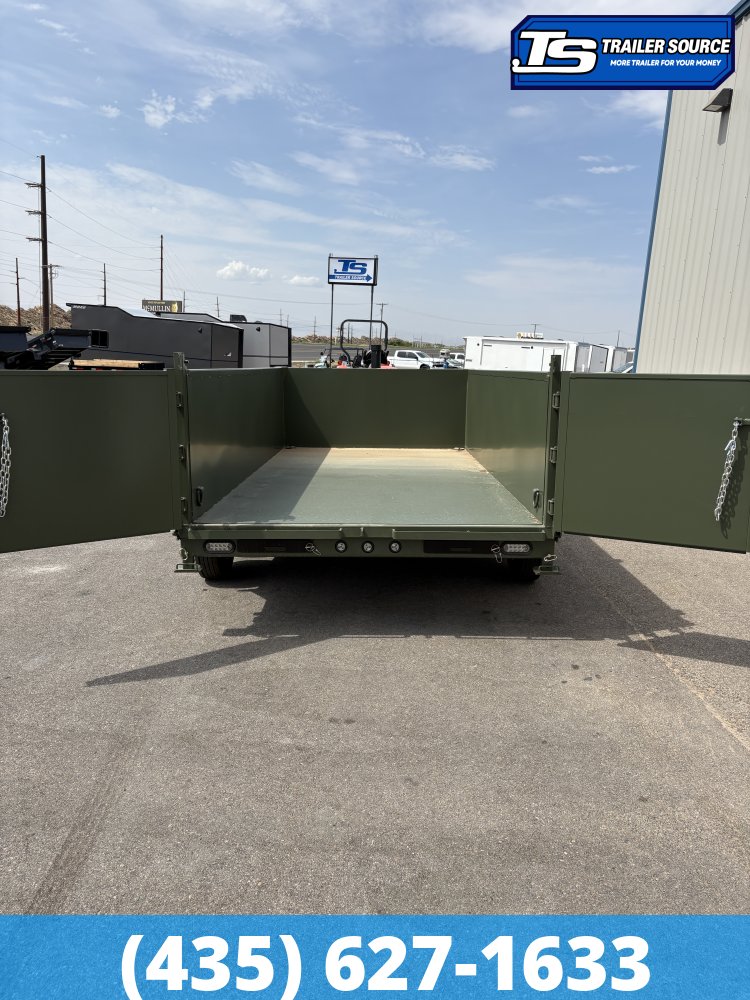 7x14 Maxx-D DTX Dump Trailer - 36" Sides - 17.5K GVWR - 7 Gauge Floor