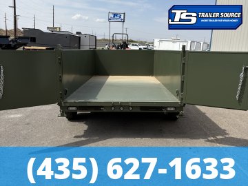 7x14 Maxx-D DTX Dump Trailer - 36" Sides - 17.5K GVWR - 7 Gauge Floor