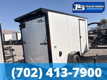 6x12 Look ST DLX Enclosed Cargo Trailer - 6'6" Interior - 3.5K GVWR - .080 PolyCor, 16" Cross Member Upgrade, Rear Spoiler w/ Load Lights