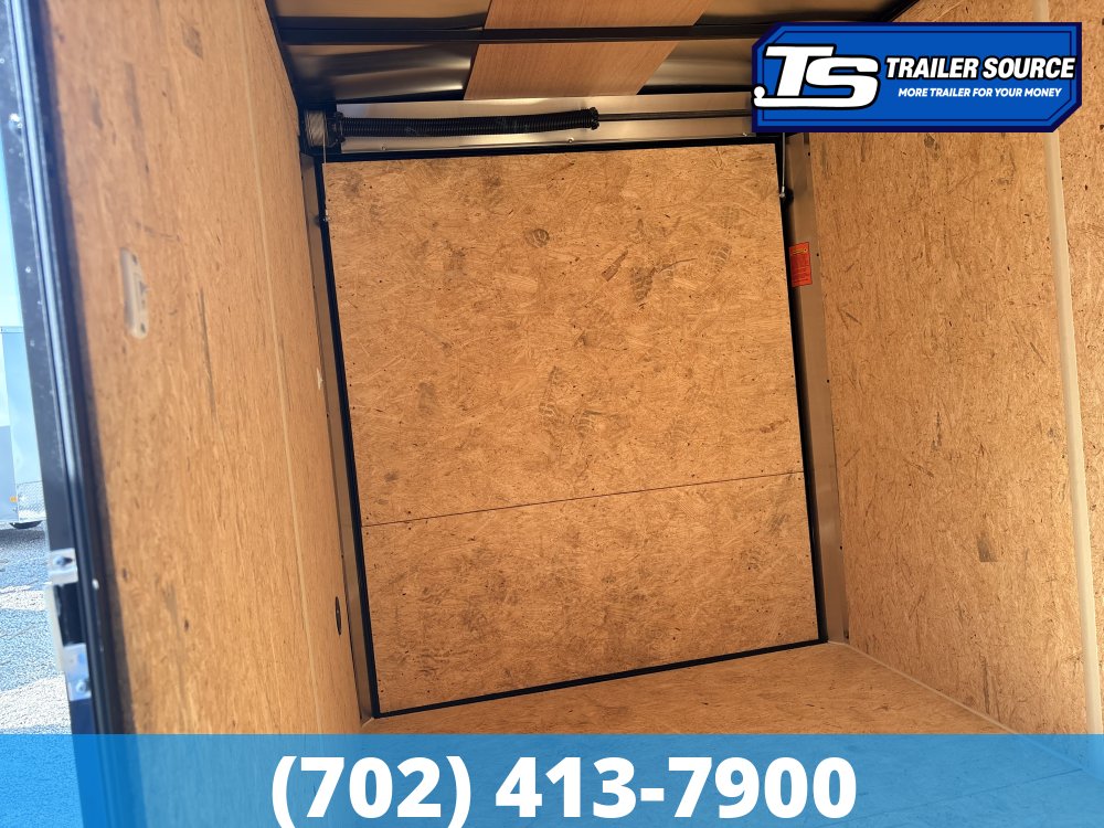 6x12 Look ST DLX Enclosed Cargo Trailer - 6'6" Interior - 3.5K GVWR - .080 PolyCor, 16" Cross Member Upgrade, Rear Spoiler w/ Load Lights