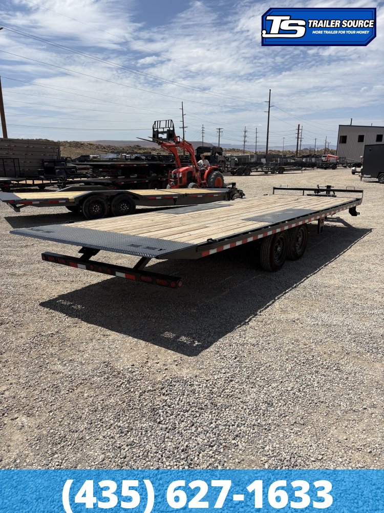 8.5x26 Iron Bull TDP Deckover Tilt Trailer - 14K GVWR -