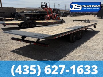 8.5x26 Iron Bull TDP Deckover Tilt Trailer - 14K GVWR -