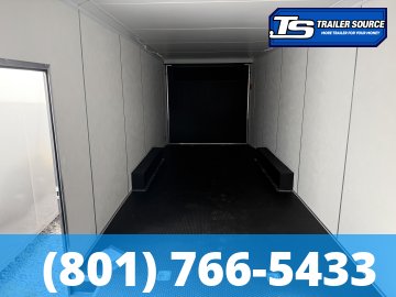 8.5x24 Look Element Elite Enclosed Car Hauler Trailer - 10K GVWR - .080 PolyCor, Alloy Wheels, Black Out Package, Finished Interior, Rear Spoiler w/ Load Lights, Rubber Coin Floor