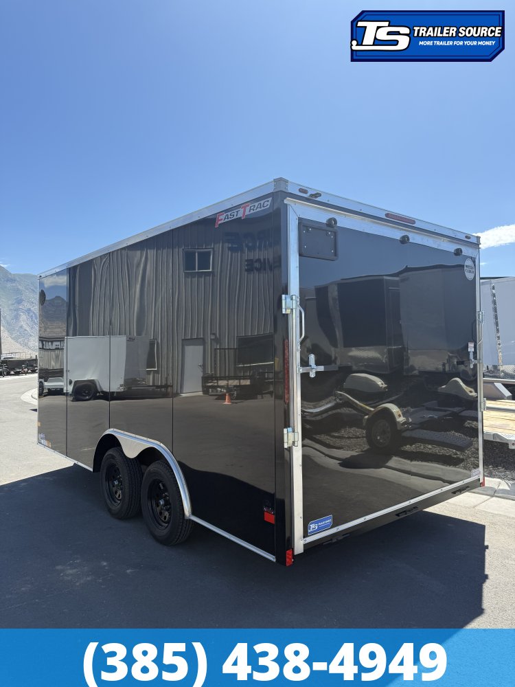 8.5x16 Wells Cargo Fast Trac Deluxe Enclosed Cargo Trailer - 7'0" Interior - 7K GVWR - .080 PolyCor