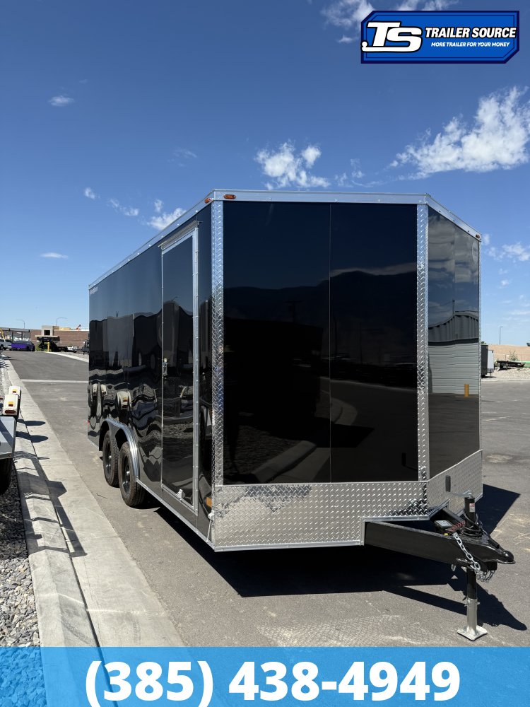 8.5x16 Wells Cargo Fast Trac Deluxe Enclosed Cargo Trailer - 7'0" Interior - 7K GVWR - .080 PolyCor